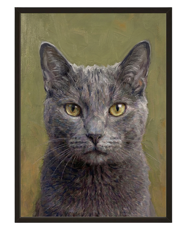 Majeste Feline avec cadre