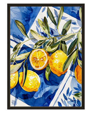 Citrons Azur avec cadre