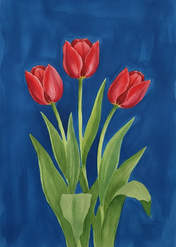 Trio Tulipes sans cadre