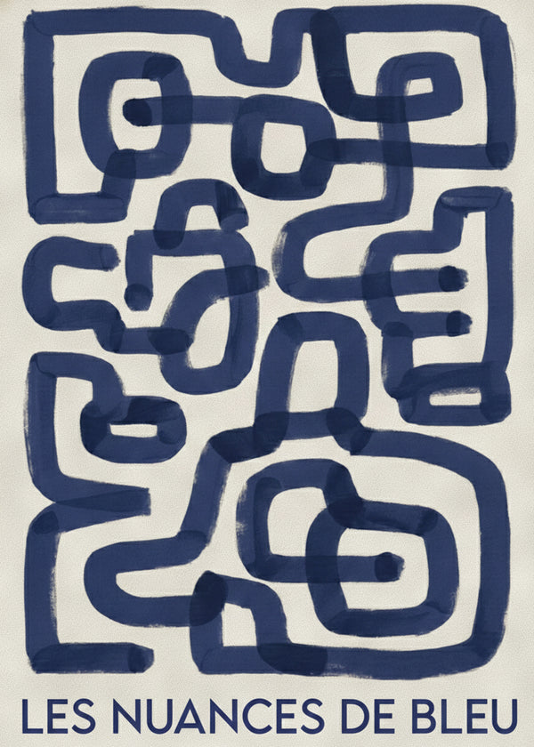 Les Nuances De Bleu sans cadre