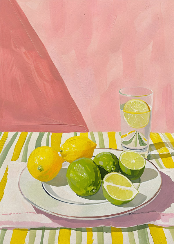 Limonade Rose sans cadre