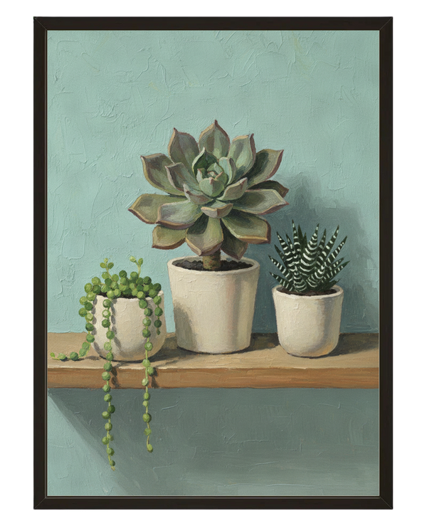 Succulentes Douces avec cadre