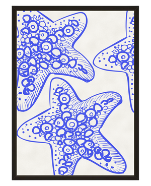 Les Etoiles De Mer avec cadre