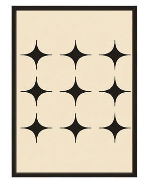 Constellation Noire avec cadre