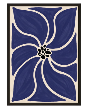 La Fleur Bleu avec cadre