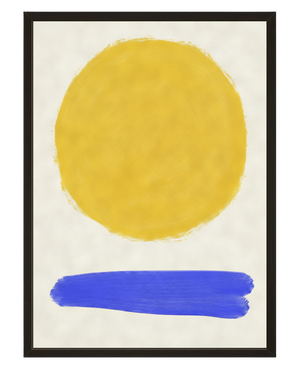 Sunset Peinture avec cadre