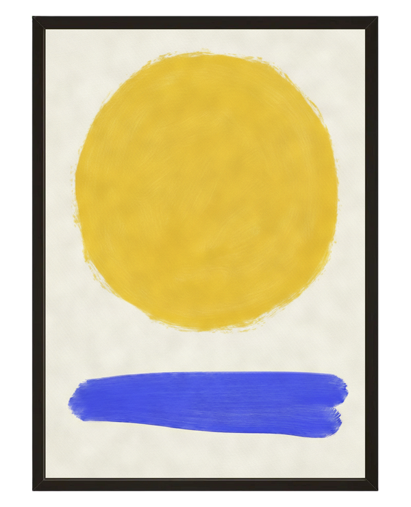 Sunset Peinture avec cadre