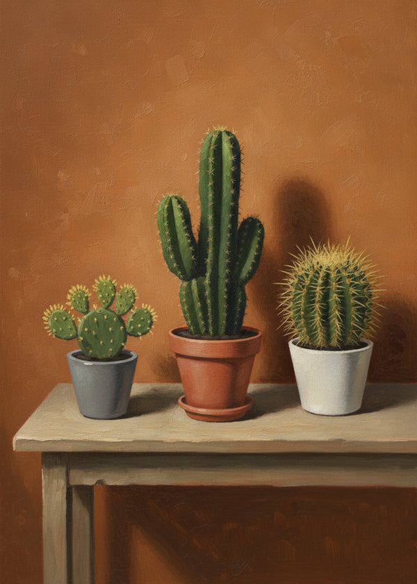 Trio Cactus sans cadre