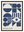 Mosaique Indigo avec cadre