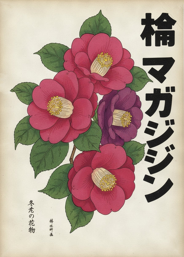 Camelias Nippons sans cadre