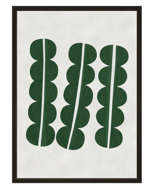 Les Boules Vertes avec cadre