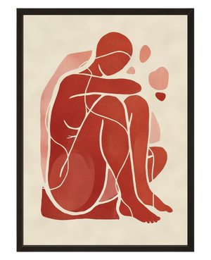 La Femme Nue 3 avec cadre