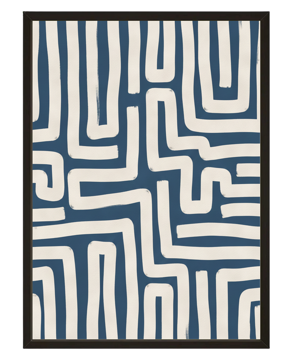 Labyrinthe Bleu avec cadre