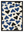 Coeurs Bleu Noir avec cadre