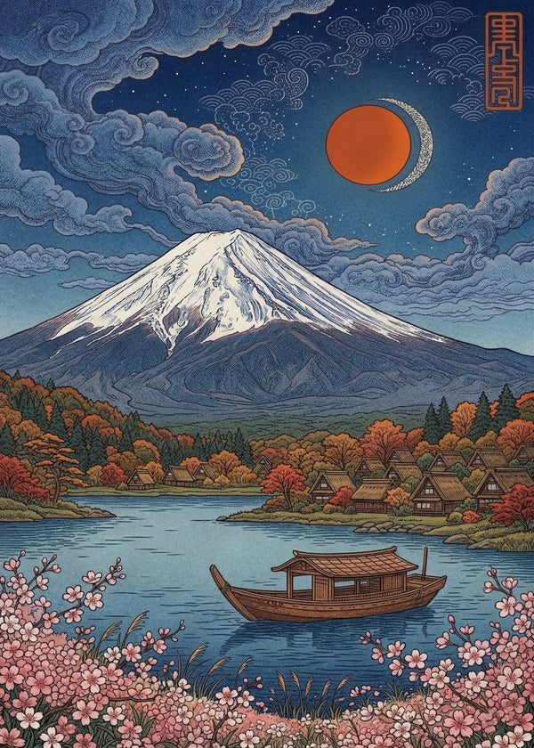 Fuji Lunaire sans cadre