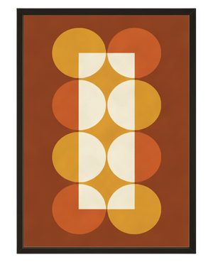 Bulles Ambre avec cadre