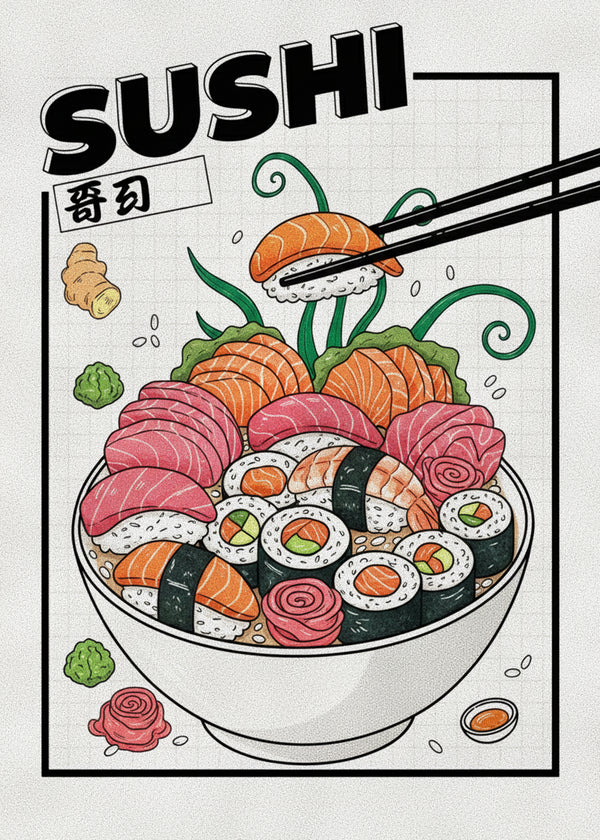 Plateau Sushi sans cadre