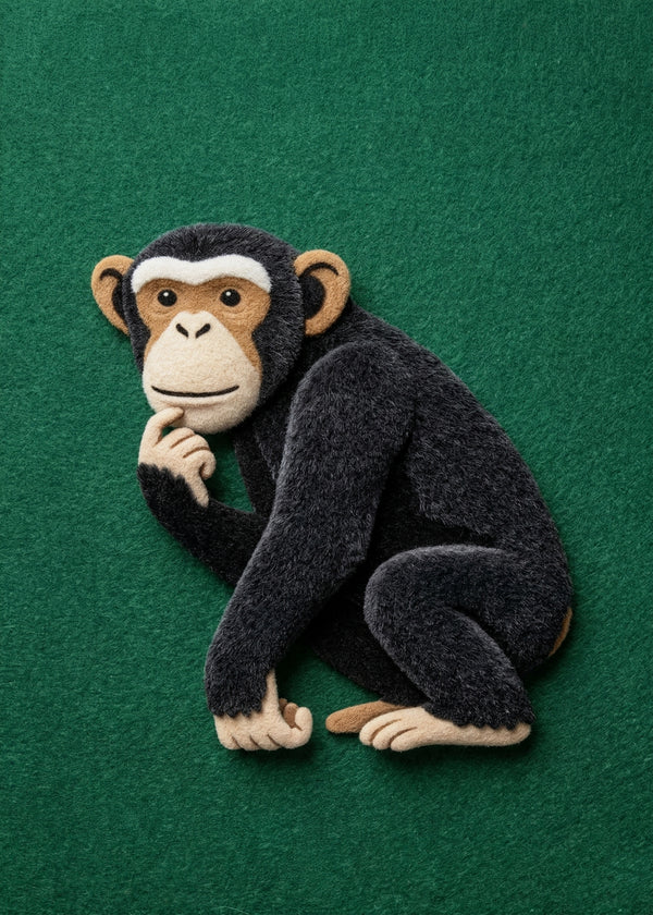 Penseur De La Jungle sans cadre