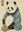 Maitre Panda Matcha sans cadre