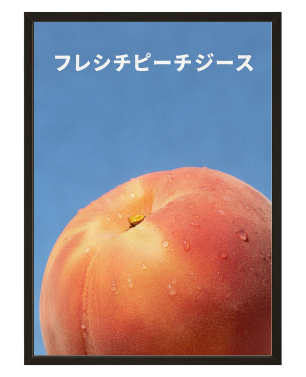 Fresh Peach avec cadre