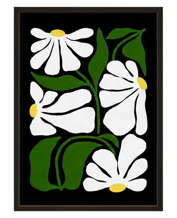Petales Contrastes avec cadre