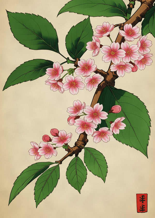 Printemps Japonais sans cadre
