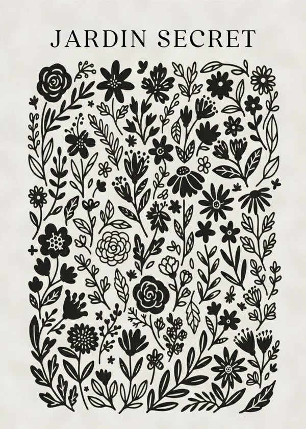 Pattern Floral sans cadre