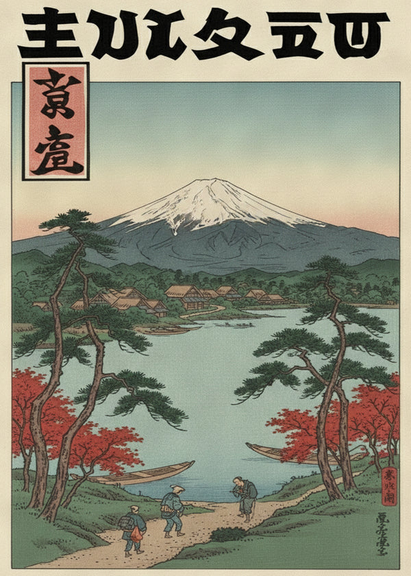 Reflet Fuji sans cadre