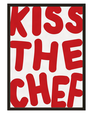 Kiss The Chef avec cadre
