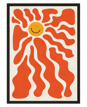 Sourire Solaire avec cadre