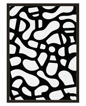 Les Formes Blanches avec cadre