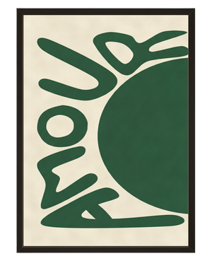 Amour Vert avec cadre