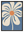 La Fleur Blanche avec cadre