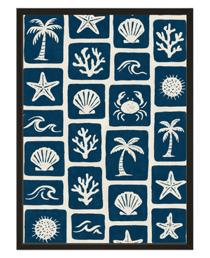 Mosaique Marine avec cadre