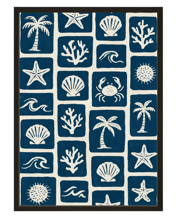 Mosaique Marine avec cadre