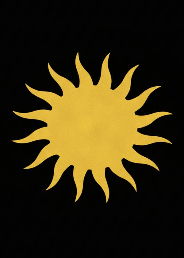 Soleil Noir sans cadre