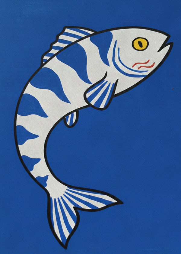 Le Poisson Bleu sans cadre