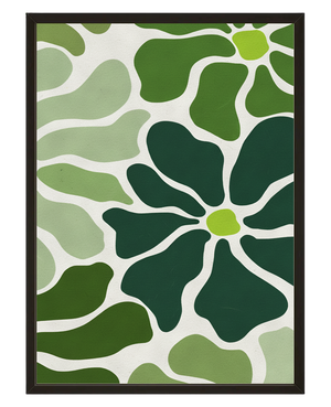 Fleur Abstraite 1 avec cadre