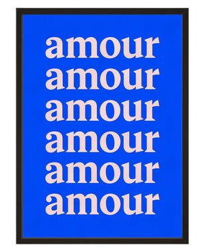 Amour Amour avec cadre