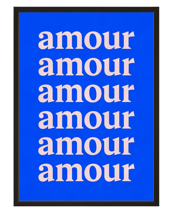 Amour Amour avec cadre
