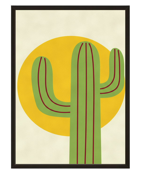 Cactus Pop avec cadre