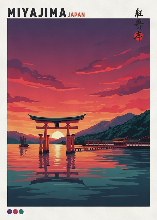 Crepuscule Torii sans cadre
