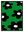 Fleurs Obsidienne avec cadre