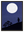Pleine Lune avec cadre