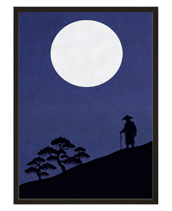 Pleine Lune avec cadre
