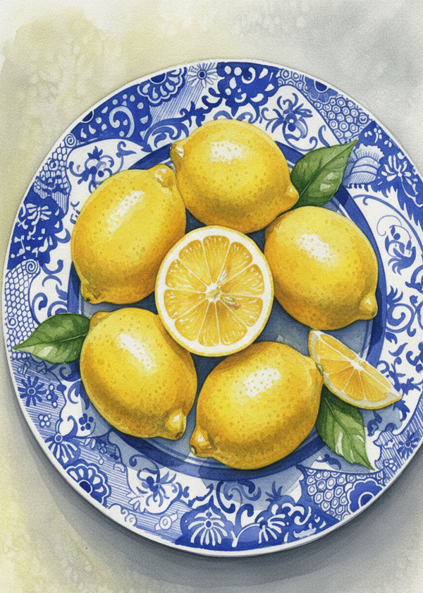 Citrons De Porcelaine sans cadre