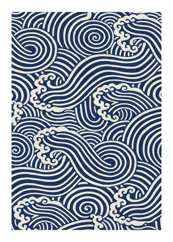 Vagues Japonaises sans cadre