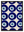Oeil Bleu avec cadre