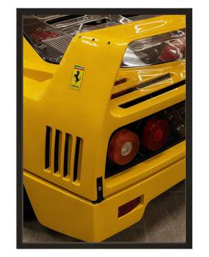 Detail Ferrari avec cadre