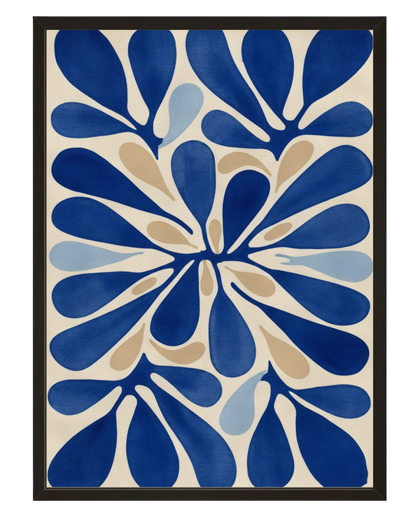 Les Fleurs Bleus avec cadre